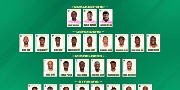 kaiyun-加纳世界杯26人名单：枪手铁腰领衔前幼狮后卫入围